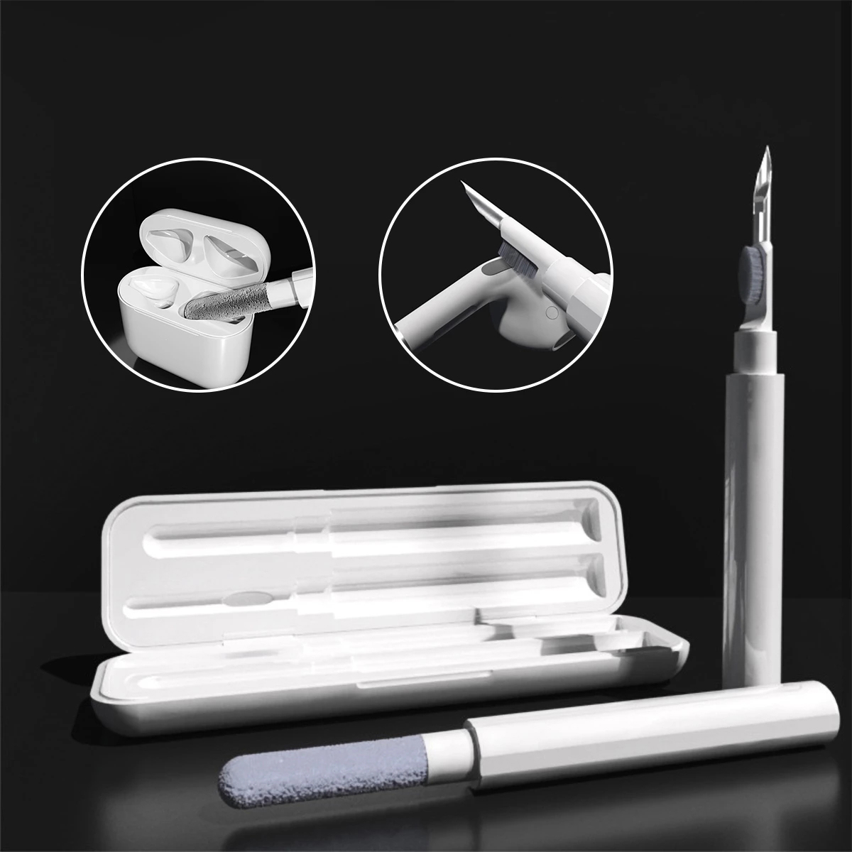 Инструмент для чистки наушников Airpods Pro 3 2 1 Xiaomi Airdots, набор для очистки чехла для наушников, кисть для Air Pods