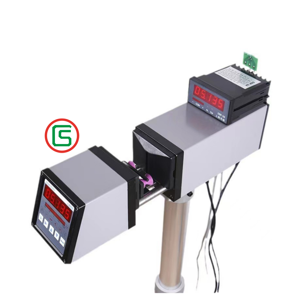 High-precision wire and cable diameter measurement tool and measured laser devices
