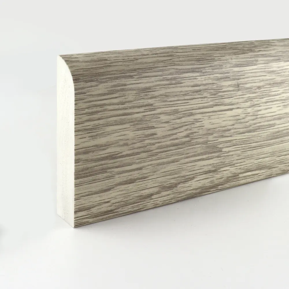 F75-D, High quality waterproof protection wall floor vinyl baseboard skirting board PVC plinth