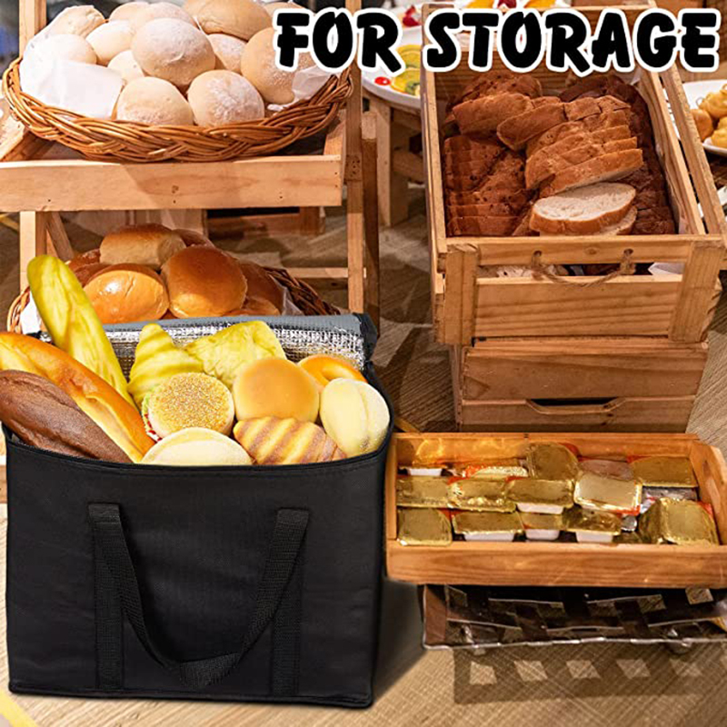 Многоразовая термоизолированная сумка-холодильник для продуктов, крутая переносная Нетканая сумка-холодильник для еды