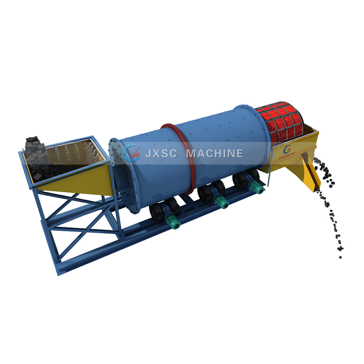 Hot Sale Sand Ore Sticky Clay Scrubber Gold Trommel Scrubber