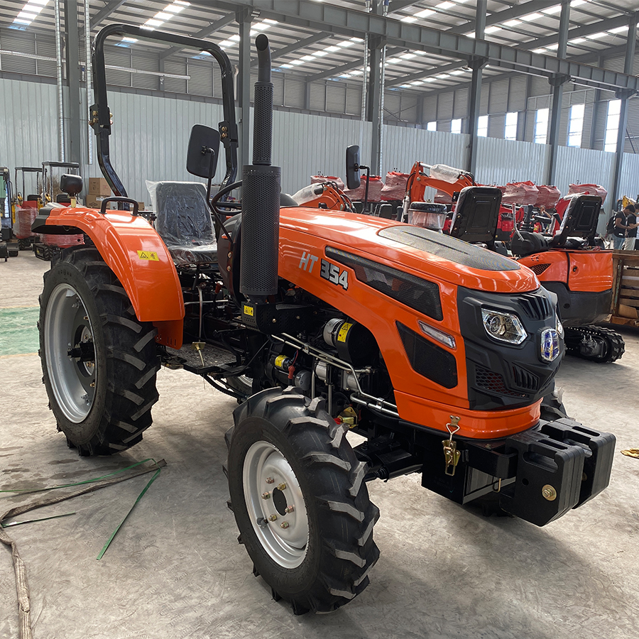 Дешевый садовый трактор 25-120 Hp 4wd с фронтальным погрузчиком, сельскохозяйственный трактор на продажу