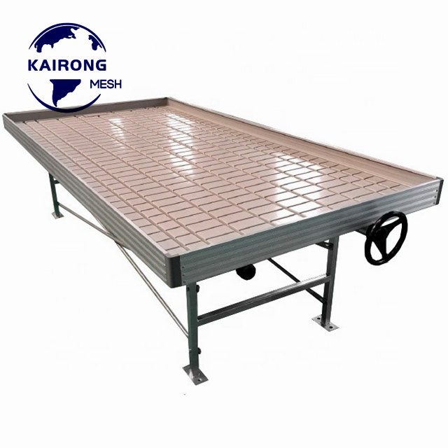 Nursery ABS Plastic Ebb Fodder Hydroponic Trays, 4*8ft Large Flood Grow Table For Indoor Vegetable Planting