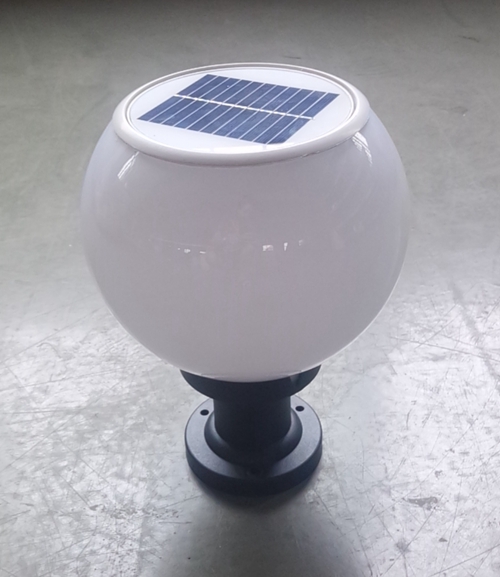 High Efficiency Outdoor Waterproof Ip65 Yard Garden 2w LED Solar Gate Pillar Light