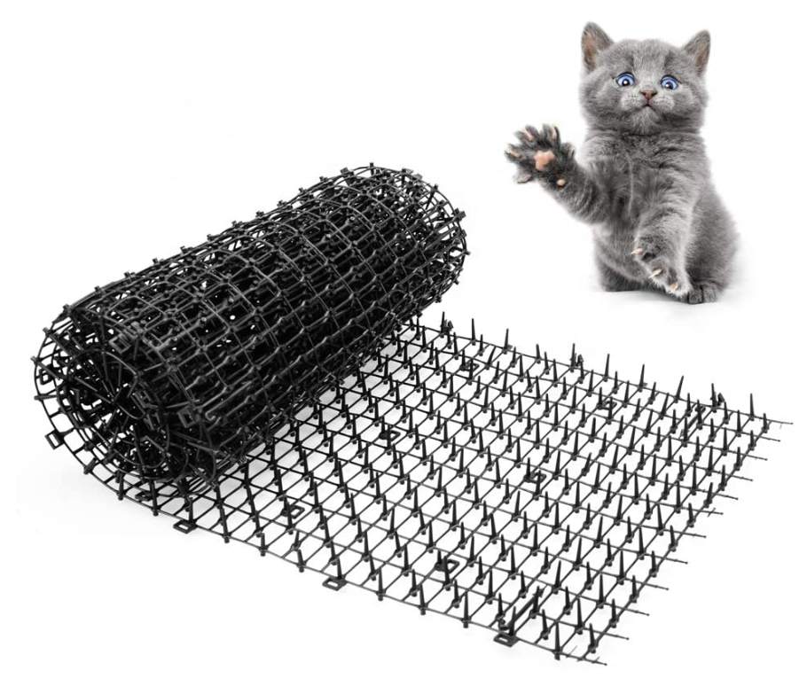 Outdoor Little Animal Non-Toxic Plastic Pet Repellent Mat Cat Scat Spike Mat