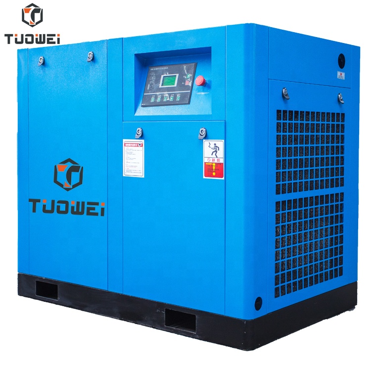 Tuowei компрессор производитель 45kw 60 Hp с прямым приводом Электрический винтовой воздушный компрессор