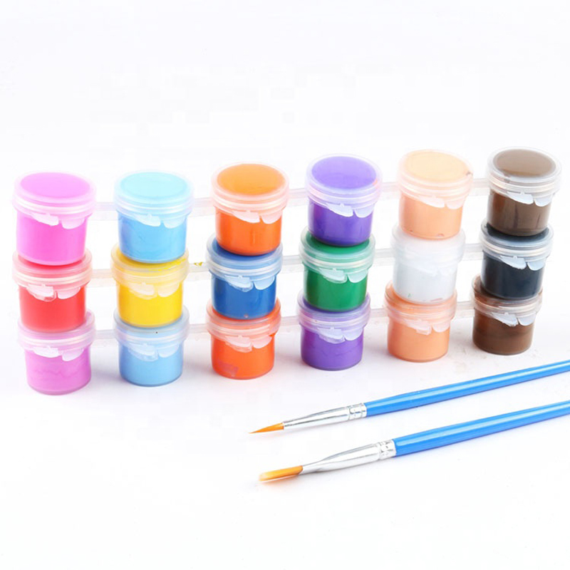 Non-Toxic professional Artist Paint Set 3ml 12 Colors Acrylic Set with good price Acrylic Paint Set
