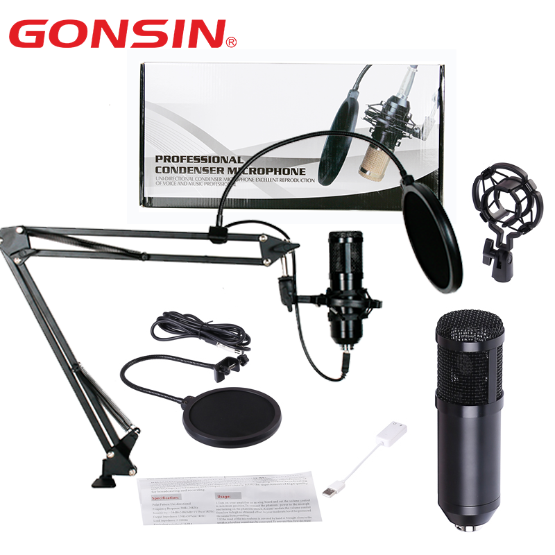 bm 800 microphone studio condenser bm800 condenser microphone set usb condenser microphone studio recording