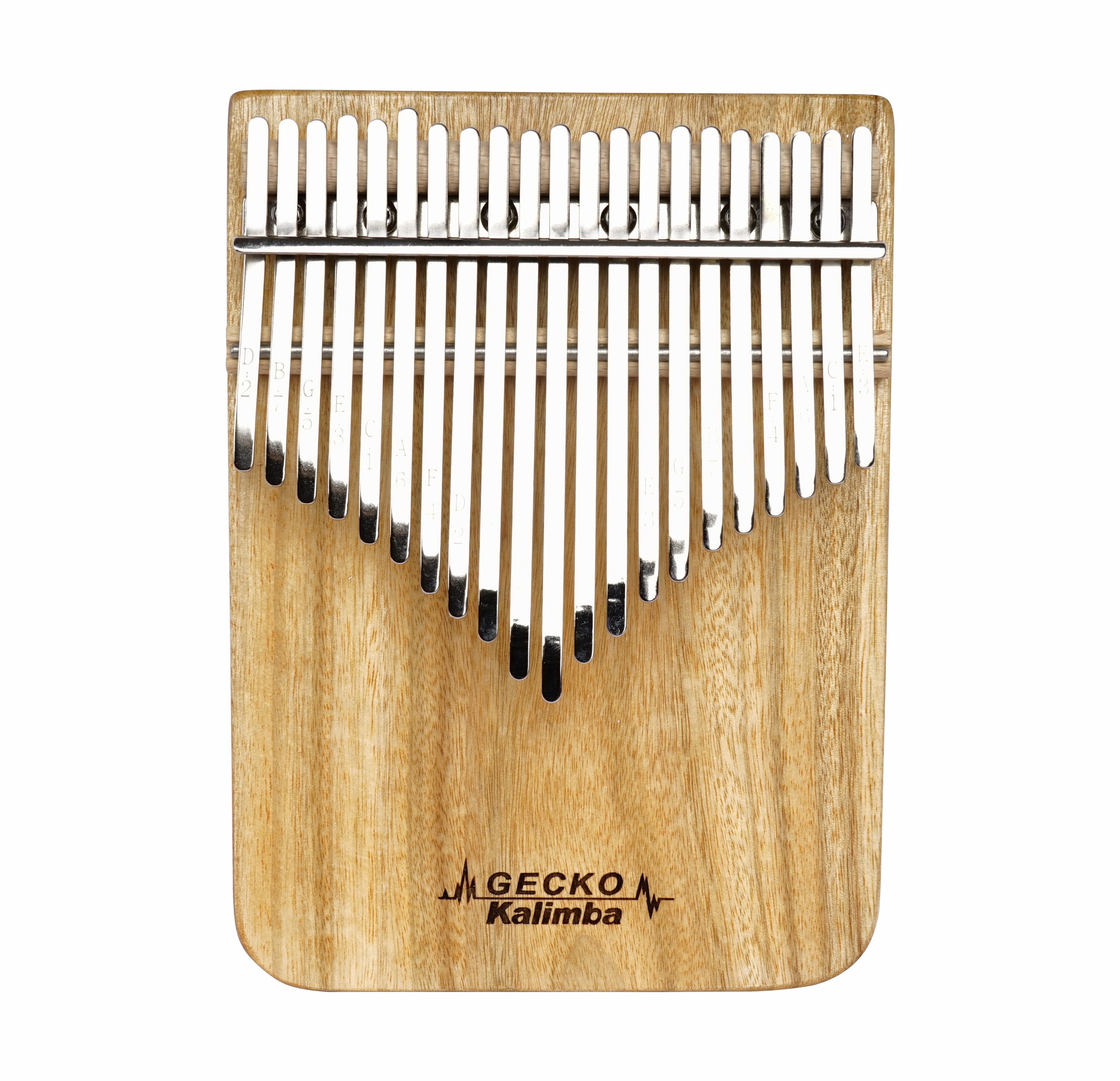 Мини-инструмент GECKO Kalimba из натурального дерева EVA 21 клавиша Kalimba Пальчиковое пианино для большого пальца