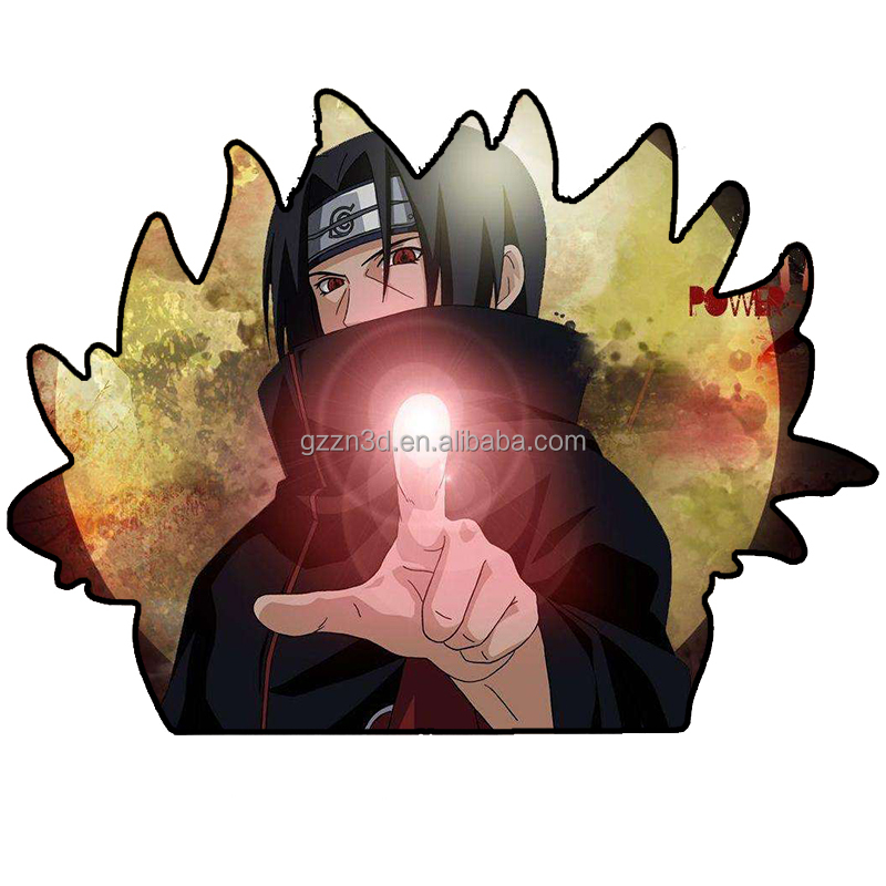 Itachi Uchiha Японские Аниме линзовидные наклейки пользовательские наклейки