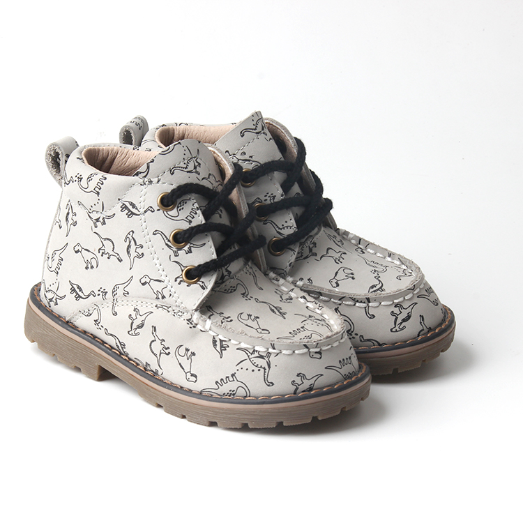 2021 New Fashion Children Boots Hot Selling Genuine Leather Kids Boots Shoes