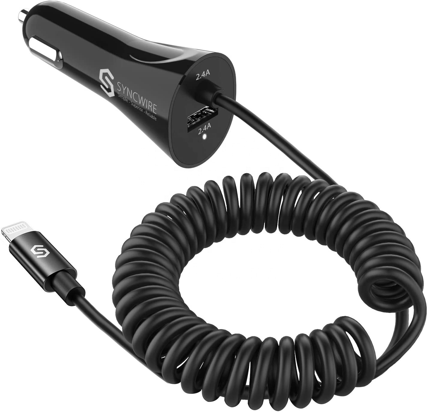 Mobile Accessories Car Charger for iPhone Adapter with Lightning Cable for iPhone