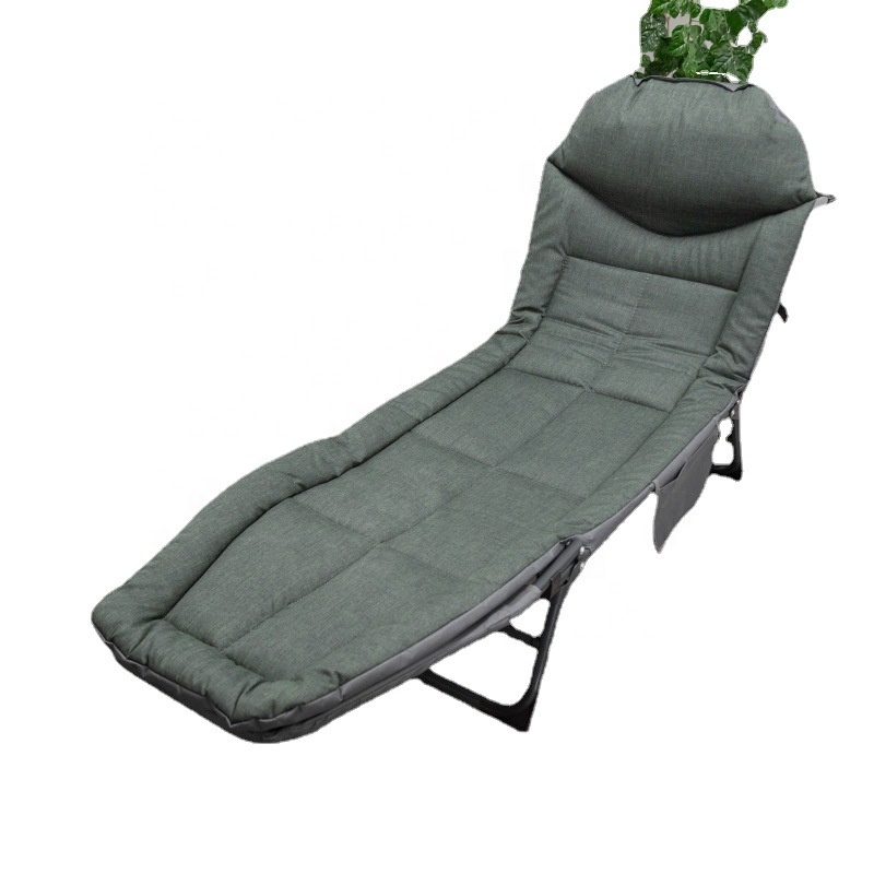 High Quality Single fold up Metal Bed Luxury Soft Folding Lounge Guest Bed folding bed