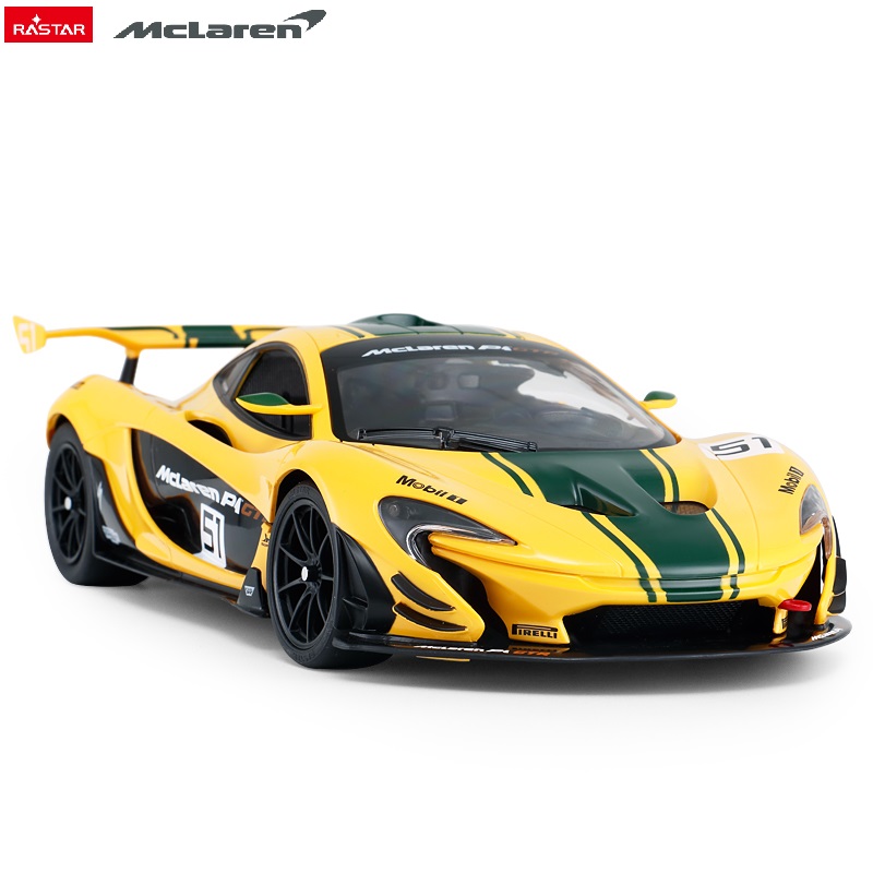 Пластиковая Автомобильная модель McLaren RASTAR, видимые автомобильные сиденья, автомобильный пульт дистанционного управления аккумулятором