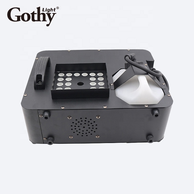 1500 Вт Светодиодная противотуманная машина 24x3 Вт RGB цветные светодиоды дымовая машина противотуманная машина оборудование для DJ KTV