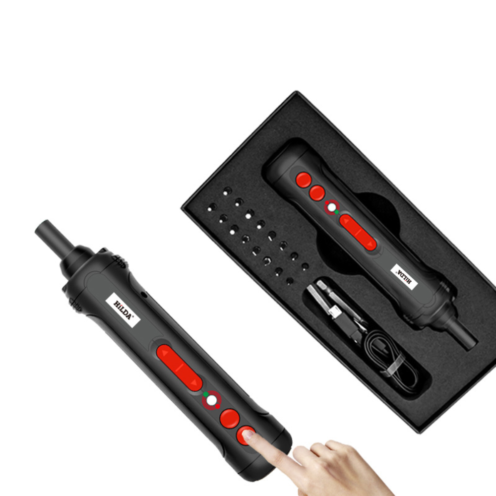 4V Electric Screwdriver Manual Neon-electroscope Test pencil Multifunction Front LED USB Charging Cable Cordless Screwdriver