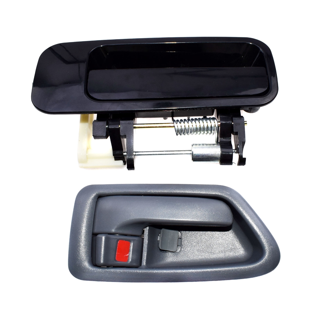 Black Rear Right Outside Gray Right Inside Door Handle For Toyota Camry 97-01 69230AA010,69230-AA010,69205-AA010,69205AA010B1