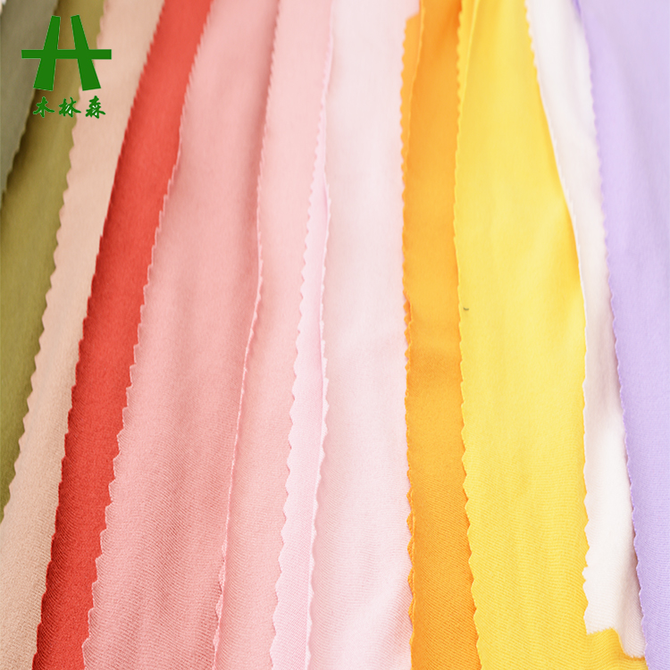 Mulinsen Textile Hot Sell Colors Knitted 100D DTY Plain One Side Brush Fabric