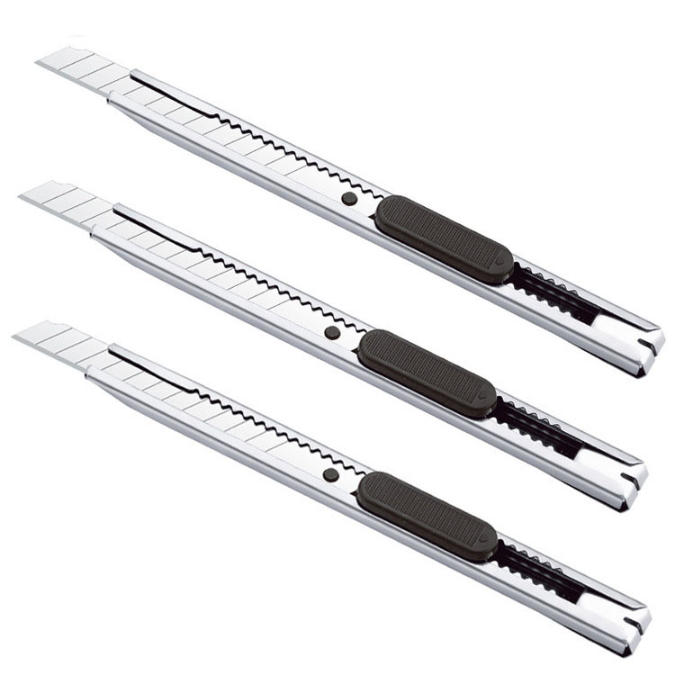 Premium Grade Strength Retractable Snap Off Blades Convenient Art Knife Student Cutter Box Cutter Utility Knife