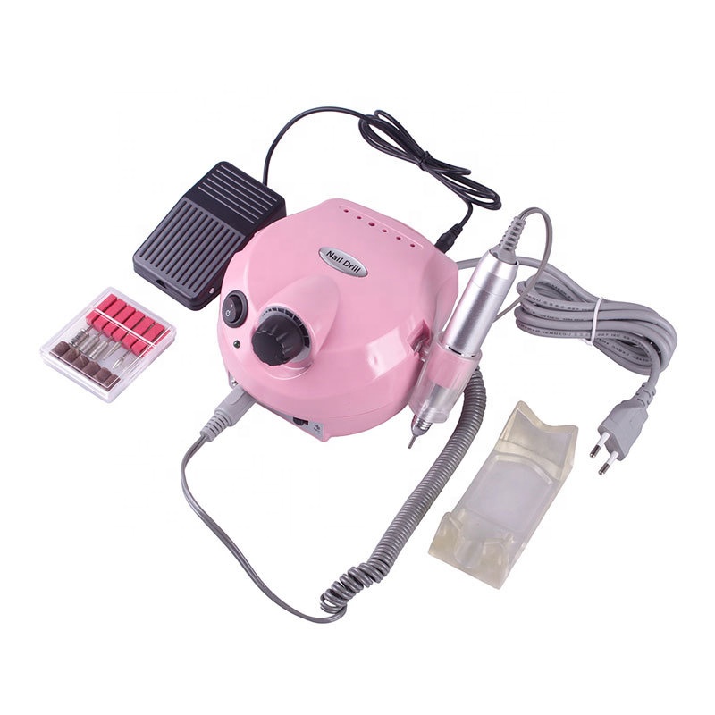 Nail Drill Machine 35000 RPM Pro Manicure Machine Apparatus For Manicure Pedicure Kit Electric Nail File With Cutter Nail Tool