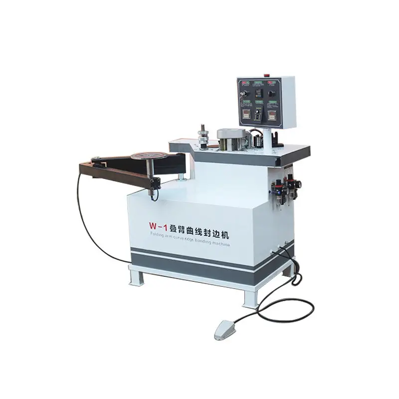 Portable Folding Arm Curve Edge Banding Machine For Woodworking