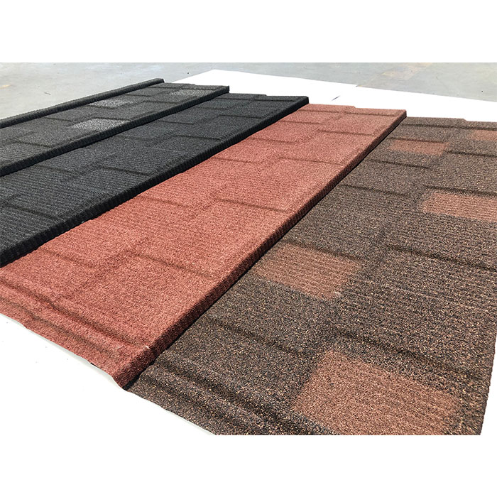 Interlocking Roof Tile Sand Coated Metal Roofing Stone Coated Steel Roofing Tile