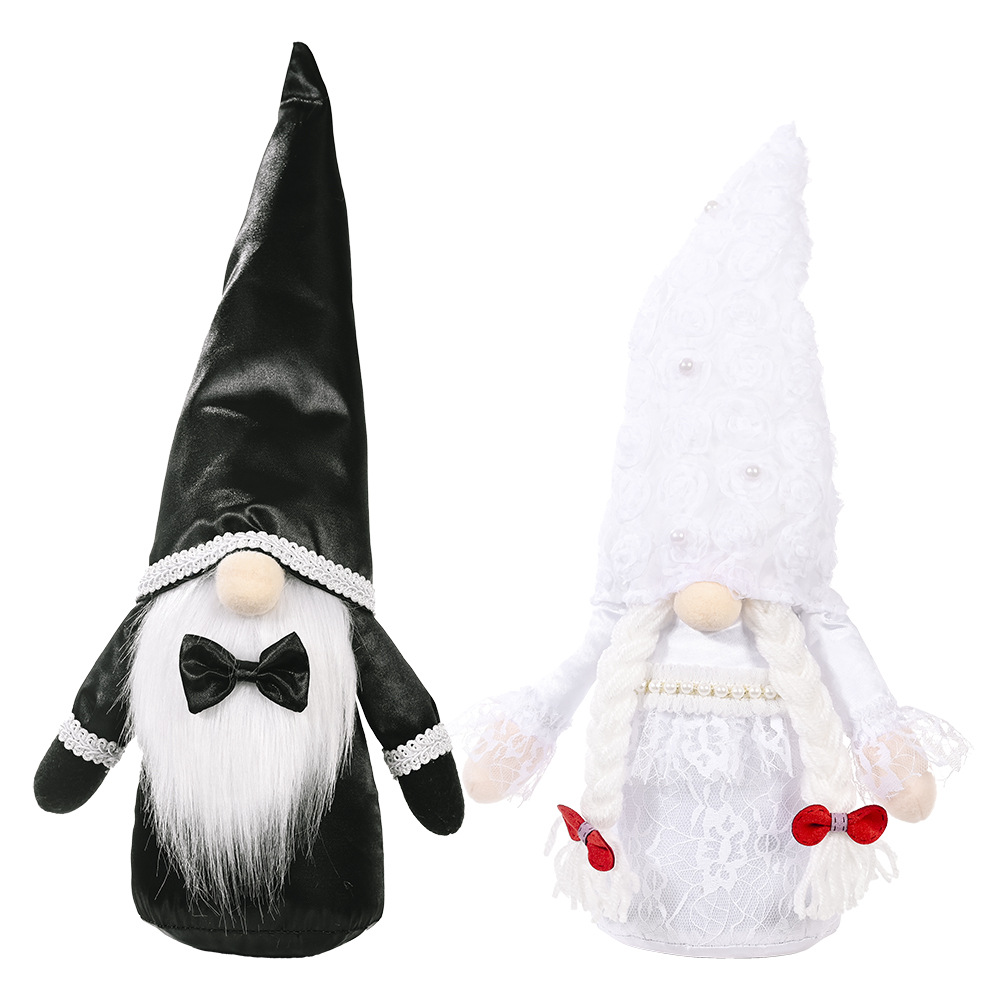 Ручная работа, Шведский Tomte плюшевый медведь свадьба гномов 2 шт. День Святого Валентина гном плюшевые украшения Безликий куклы гном эльф подарок расходные материалы