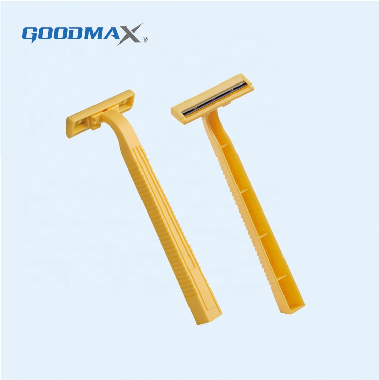 Дешевая цветная одноразовая Безопасная бритва GoodMax для мужчин
