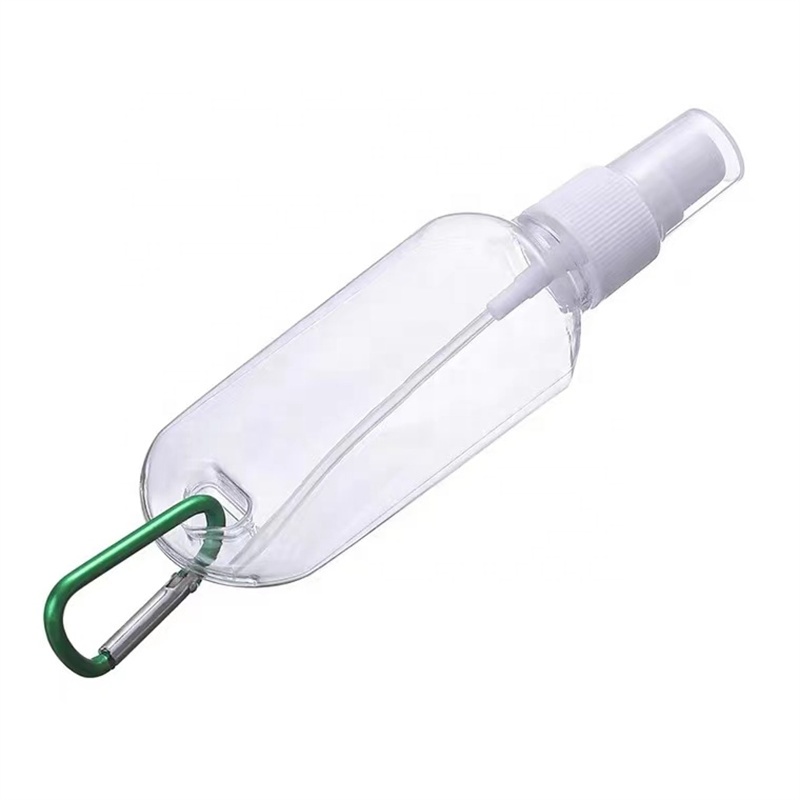 60ml Empty Hand Sanitizer Keychain Bottles Portable Refillable Containers for Toiletry Shampoo Cosmetic Bottles