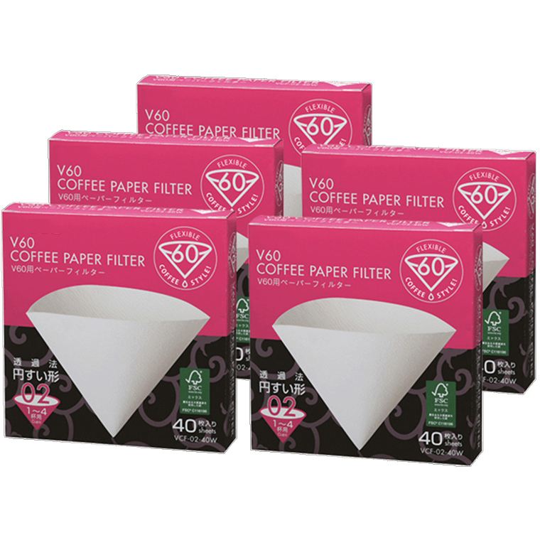 Oxygen Bleached Holder Melitta Cone Coffee Filter Paper Filter For Aeropress