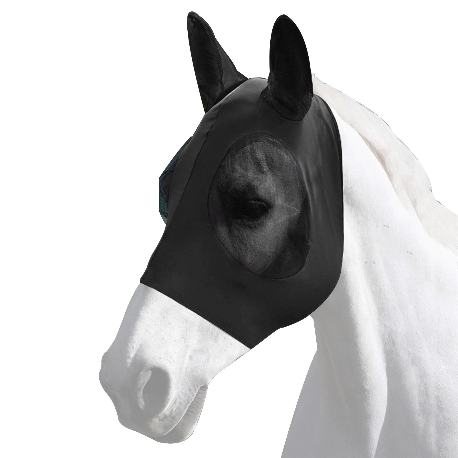 Amazon Hot selling Horse Fly Mask Elasticity Fly Mask with Ears