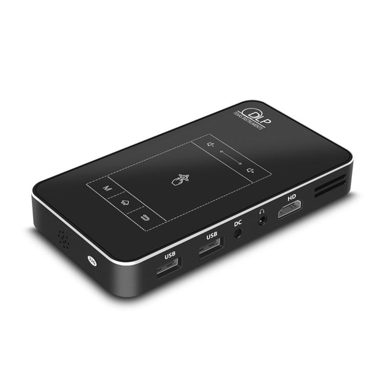 Android 9.0 System 3d 1080p P09ii Dlp Beamer Android And Ios With Screen Sharing 4k Film Theater Projectors