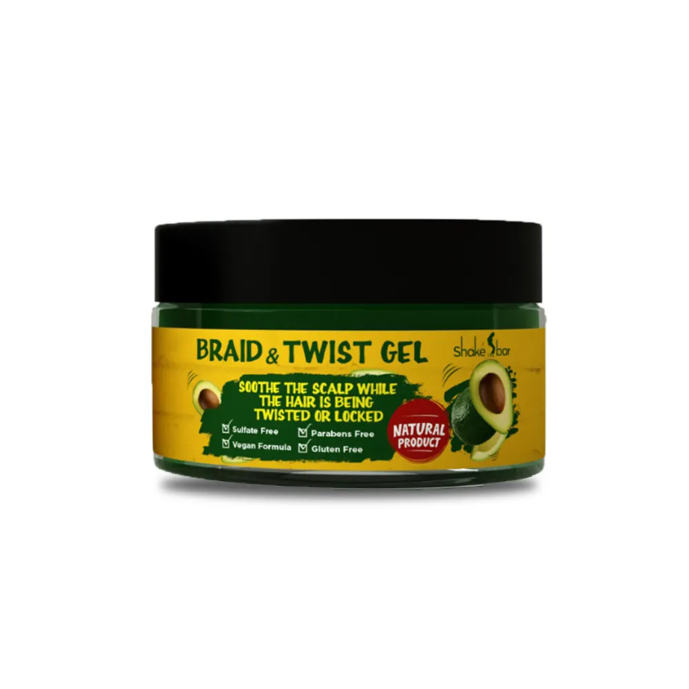 New design low MOQ hair lock and twist gel with great price