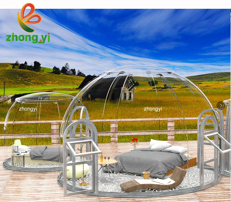 Роскошная уличная палатка igloo geodome, геодезические купола для курортного отеля