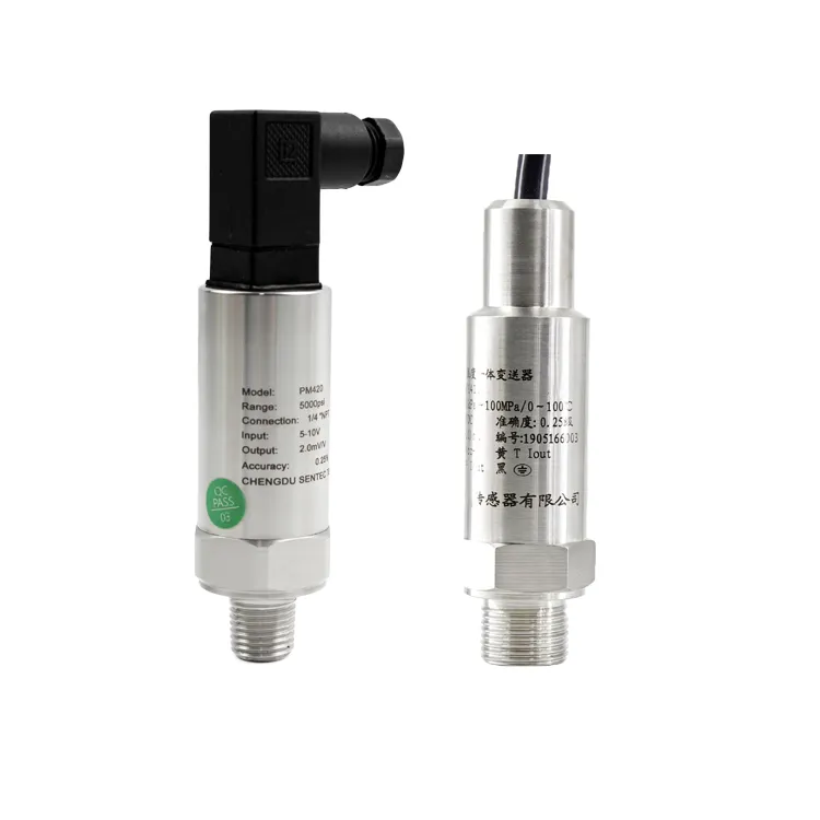 SENTEC Pressure Transducer Dual 5000 Psi 400bar 0.01%fs Pressure Temperature Sensor Pressure Transducer Sender Sensor