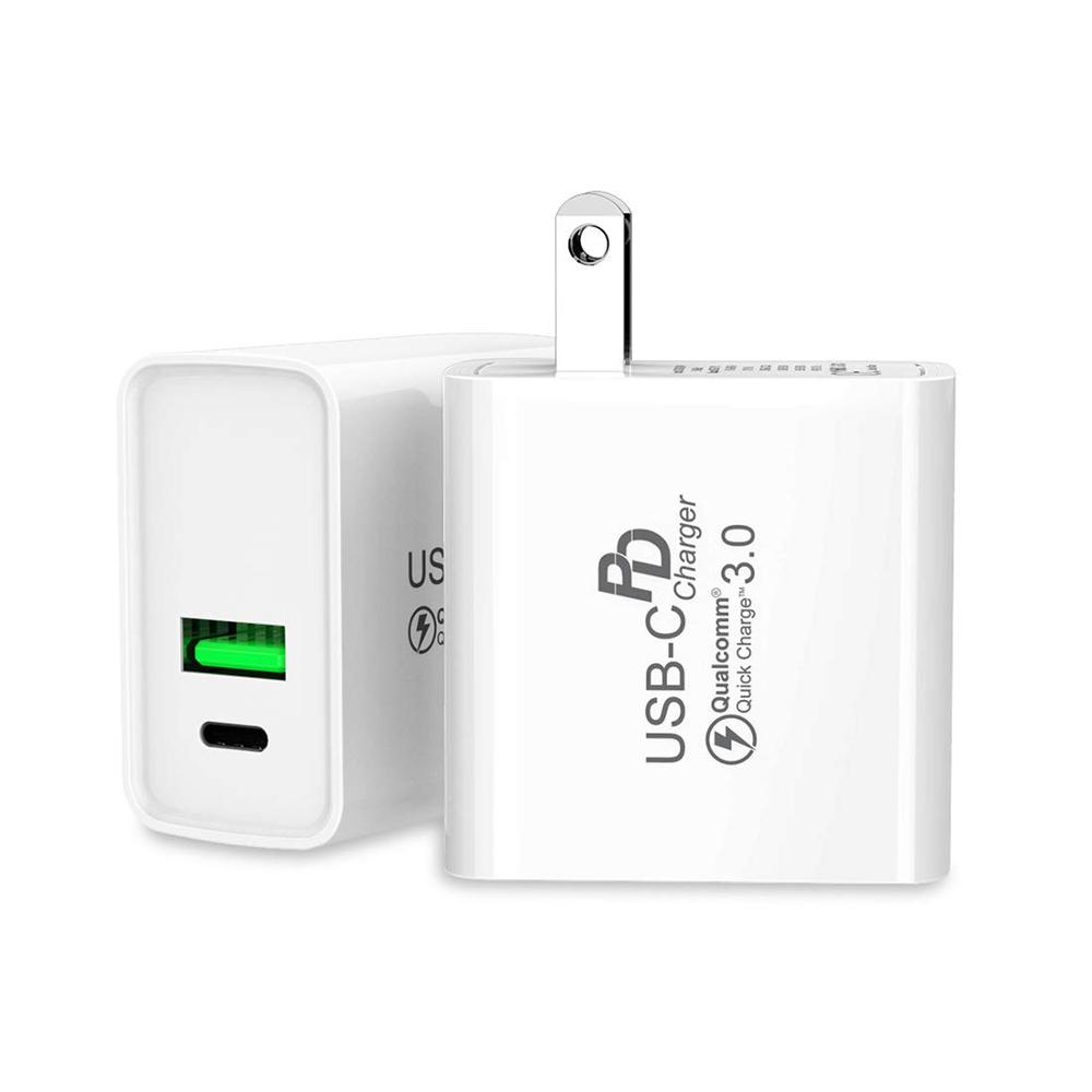 Для apple iphone 8/X/XR быстрое зарядное устройство US EU UK штекер Адаптер 18 Вт QC 3,0 USB PD настенное зарядное устройство