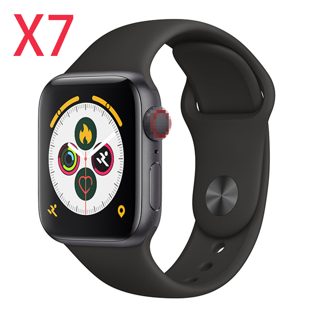 X7 полный сенсорный смарт-часы браслет для Apple Watch Поддержка BT вызова музыка воспроизведение кровяного давления смарт-браслет PK W34 W26 W54 T500