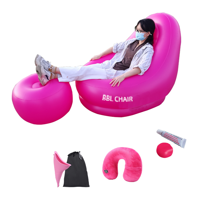 bbl chair and bed with adjustable hole to sleep in after bbl plastic surgery