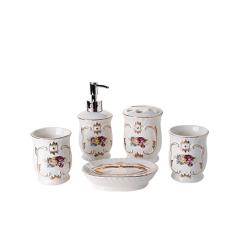 cheap good quality ceramic bathroom set luxury