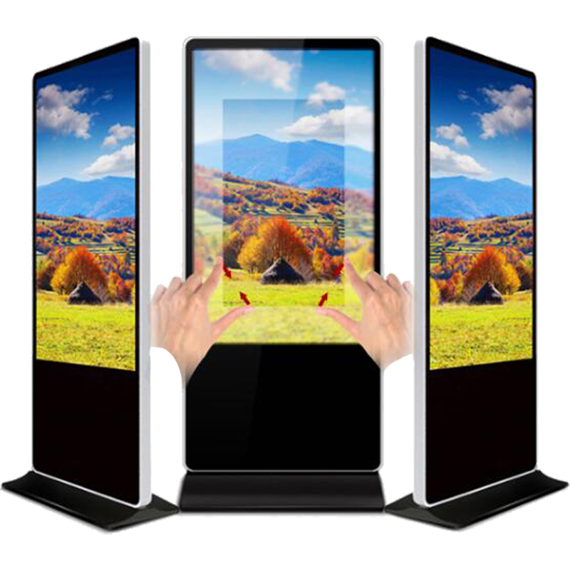 Android Lcd Реклама Digital Signage 49 55 дюймов дисплей Крытый вращающийся экран напольный сенсорный экран с программным обеспечением