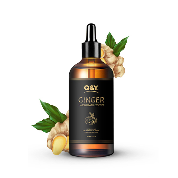 Qinye 2020 private label hair regrowth oil natural organic Ginger Hair Growth oil For Men and Women