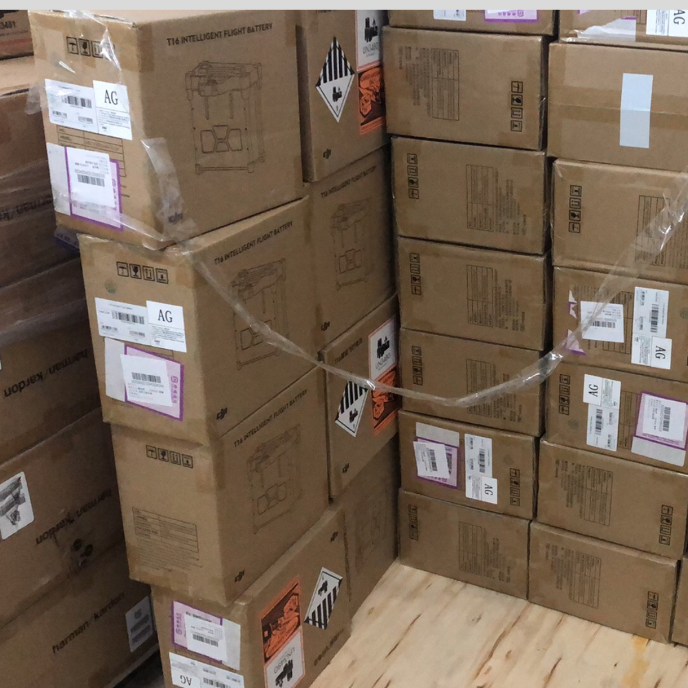В наличии оригинальная DJI Agras T16 интеллектуальная летная батарея 17500mAh сельскохозяйственная ферма спрей Дрон аксессуары Запчасти