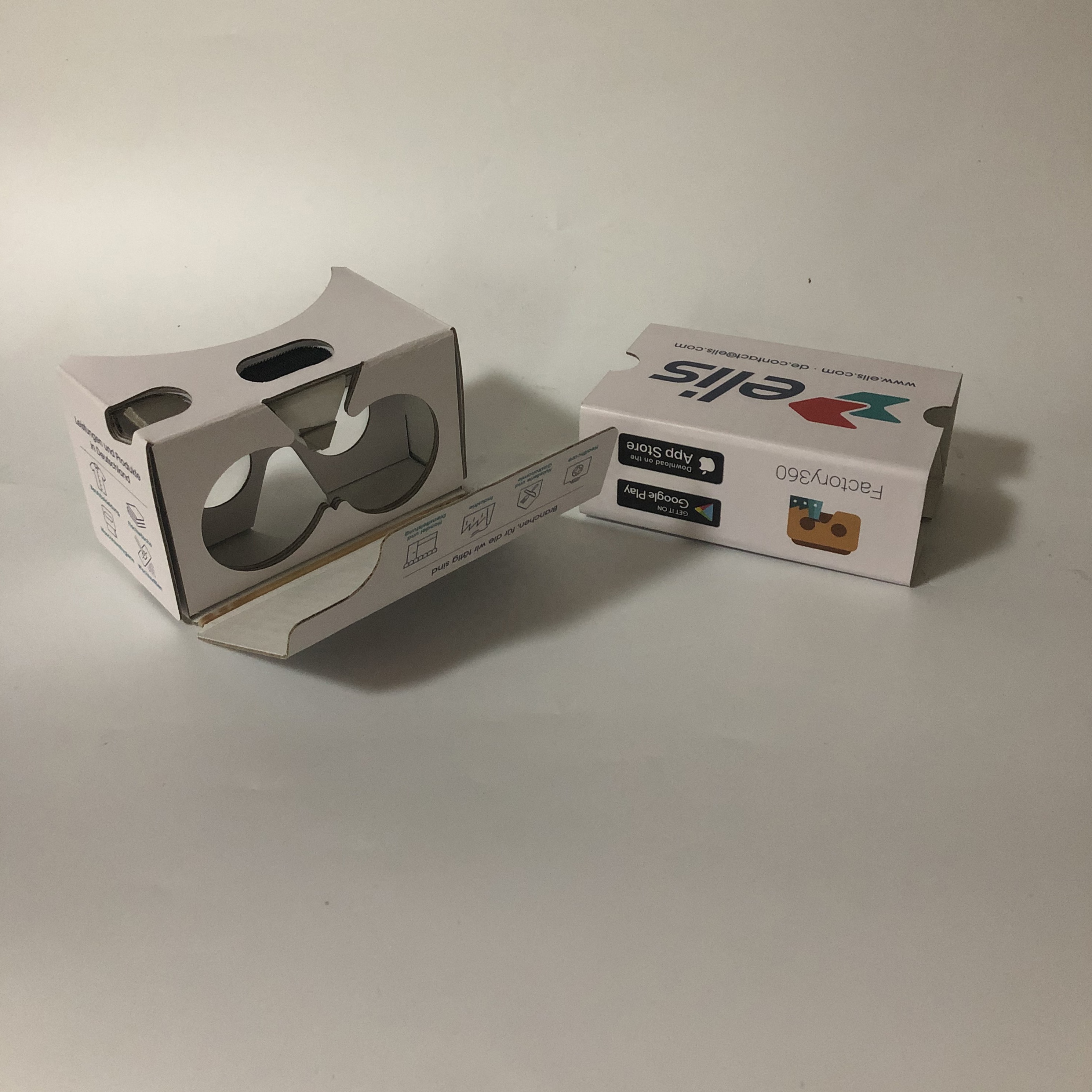 Простые в использовании картонные 3D очки VR для мобильного телефона