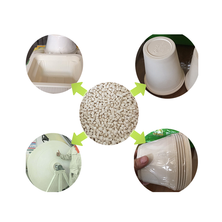 Corn Starch Biodegradable Plastic Pellet Making Machine Recycling Granulator Machine