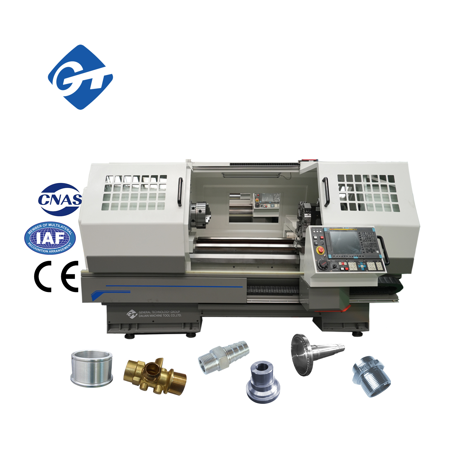 GT DMTG CKE6150 2 Axis Cnc Lathe Machine Automatic Fanuc Cnc Lathe Product Metal Torno Cnc Para Metal