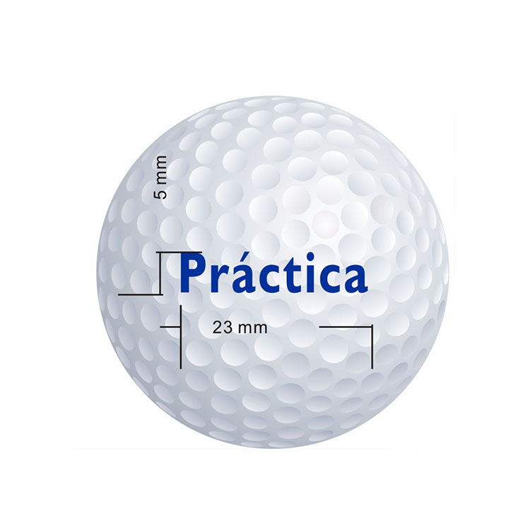 Cheapest golf driving range 2 layer balles de golf balls
