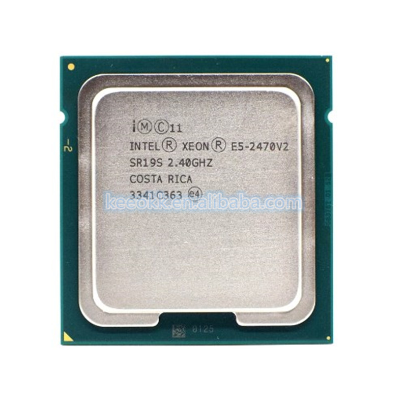 Процессор Intel E5 2470 v2, 2,4 ГГц, десять ядер, двадцать потоков, 25 Мб, 95 Вт, LGA 1356 Xeon E5 2470v2