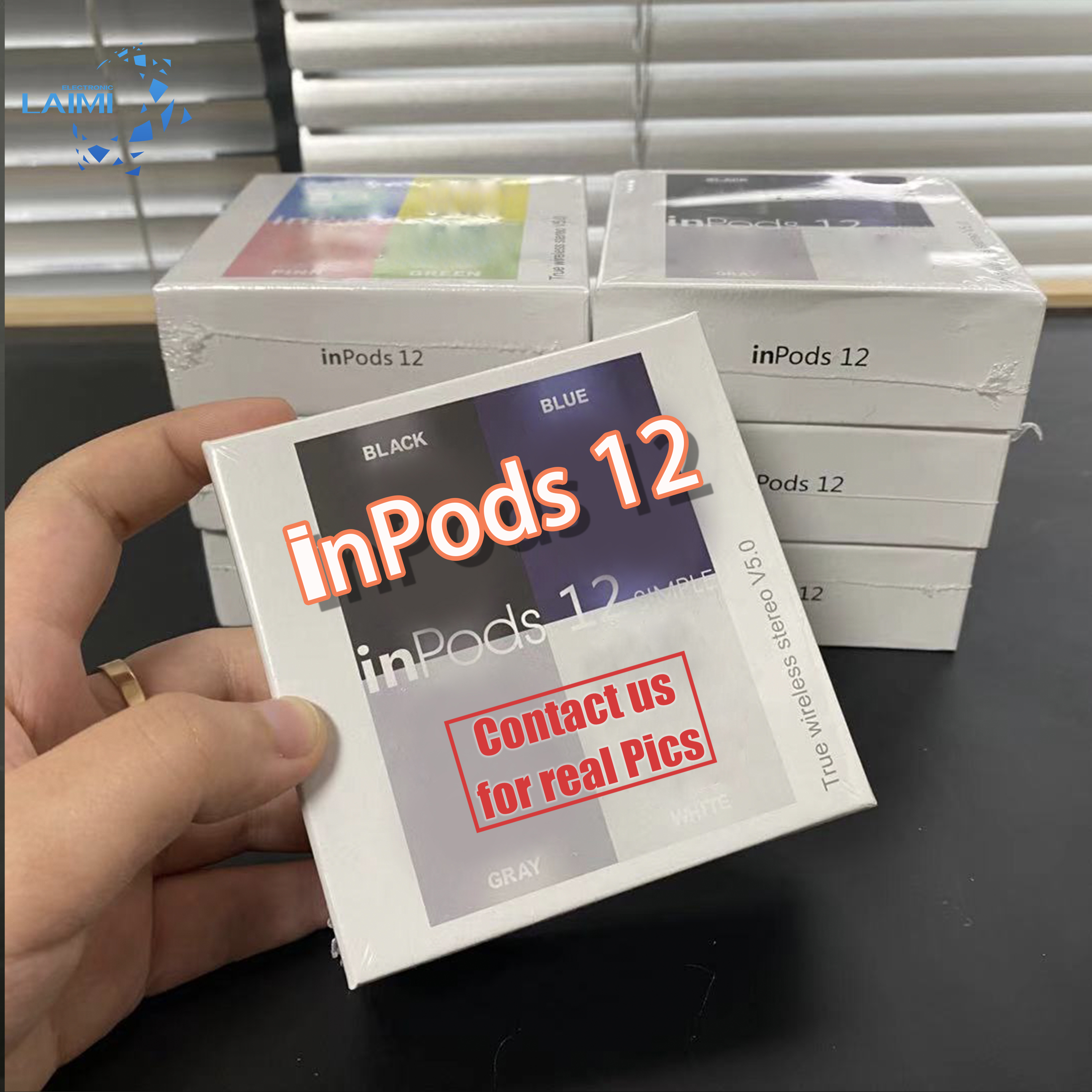 Laimi Новые горячие Macaron I12 Ipod Tws наушники беспроводные наушники Bt5.0 наушники 12 Сенсорное управление для смартфонов