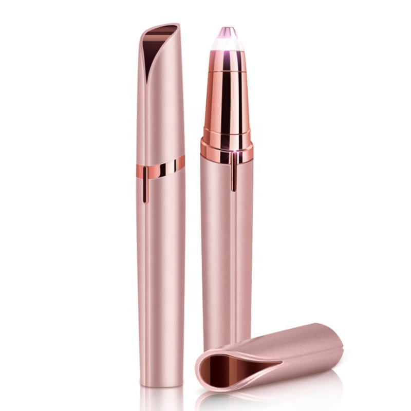 Hot Sale Portable Safety Mini Electric Shaving Pen Hair Remover Clipper Razor Scissors Kit For Lady Eyebrow Shaping Trimmer