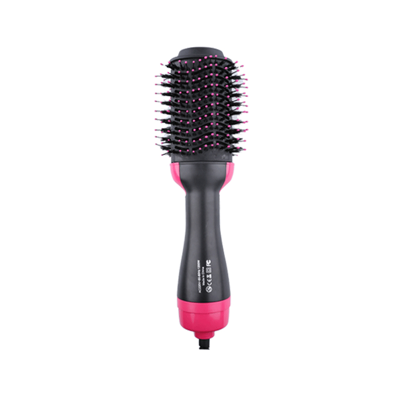 Wholesale practical plastic handle 2 in 1 straight hair styling tool comb